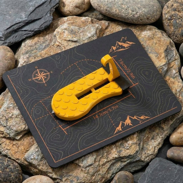 OverKlimb™, the portable car door step for easy access to the roof.  For Jeeps, SUVs and most vehicles.